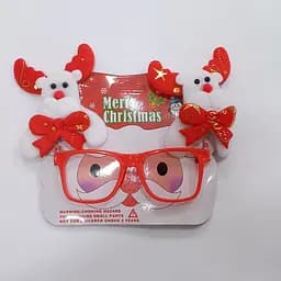 Окуляри новорічні СХ-6 "Олень/Сніговик/Санта/Ведмедик" (6918915615261) Олень Вид 4