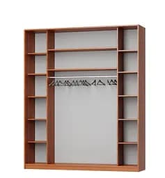 Шафа-купе тридверна MebelStar Комбо AL 3 Дзеркала 210x60x240 см Антрацит (MBS-1780) - мініатюра 2