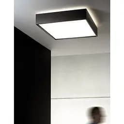 Світильник стельовий накладний Brille LED FLF-84 15W WW BK - мініатюра 7
