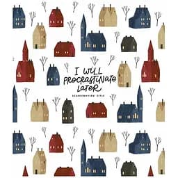 Тетрадь общая I will procrastinate later Школярик 036-3200L-3 в линию 36 листов