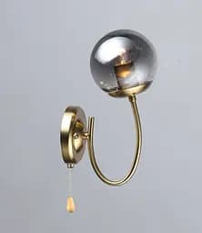 Бра с одним стеклянным плафоном N6609/1W (Медь)