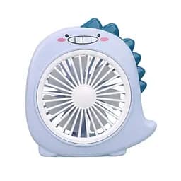 Вентилятор, 3 режима, встроенный аккумулятор, подсветка, USB кабель (В ассортименте)