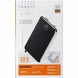 Акумулятор портативний магнітний Profit PQ17 MagSafe 22.5W 10000mAh білий - мініатюра 5