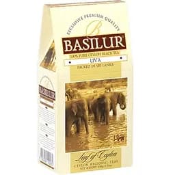 Чай чорний Basilur Лист Цейлону Ува 100 г картон
