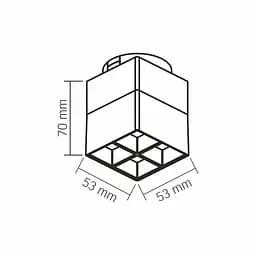 Світильник магнітний трековий Videx LE24B 7.5W 4000K 48V Black - мініатюра 2