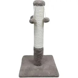 Дряпка Природа Д04 стовпчик з 4-ма бубонами бежева (PR740293)