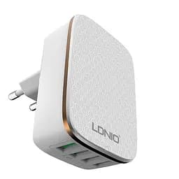 Зарядний адаптер 4 порти Ldnio A4404 зарядний пристрій 4 USB 4.4A