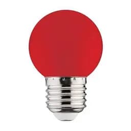 Светодиодная лампа Horoz Electric Rainbow 1W E27 красная