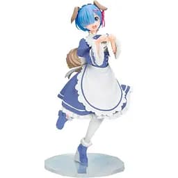 Фигурка Taito Жизнь с нуля Рэм Re:Zero Rem Memory Snow Dog ver. Renewal 20 см T RZ R MSDR 20