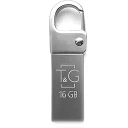 Флеш накопитель USB 16Gb T&G Metal TG027 серебристый USB 2.0 (TG027-16G)