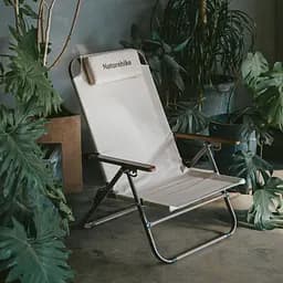 Крісло складане Naturehike CNK2550JJ012, залізо, бежевий - мініатюра 6