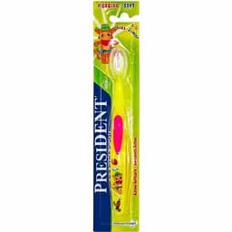 Дитяча зубна щітка President Kids-Junior 5-11 років жовта