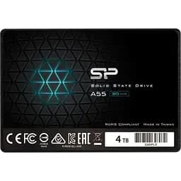 Твердотельный накопитель SSD Silicon Power 4Tb, A55, SATA3, 2.5", TLC, 500/450 МБ/с teh0019824