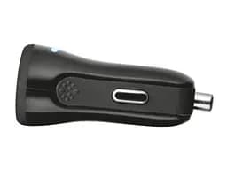 Автомобільний зарядний пристрій Trust 20W Car Charger with 2 USB port Black (20572) - мініатюра 3