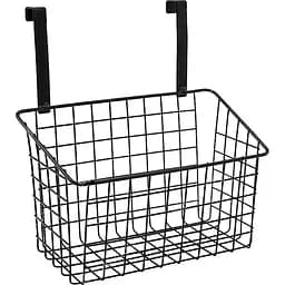 Полка навесная Stenson TD01329, 26x17x28 см черная (25453)