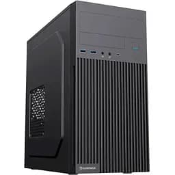 Корпус GameMax MT-321-NP-2U3 черный, без БП, Mini Tower, Micro ATX/Mini ITX, 2хUSB 3.0, 1xType-C, 373x173x353 мм, 0.5 мм, 2.7 кг