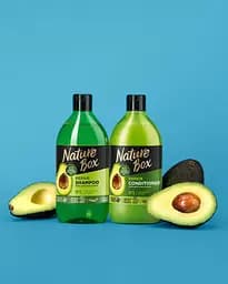 Бальзам Nature Box для відновлення волосся та проти посічених кінчиків з маслом авокадо холодного віджиму 385 мл - мініатюра 3