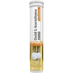 Жиросжигатель Olimp Gold L-Carnitine 1000+Chrom, 20 таблеток, апельсин
