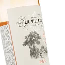 Вино La Villette Rose рожеве сухе 0.75 л - мініатюра 3