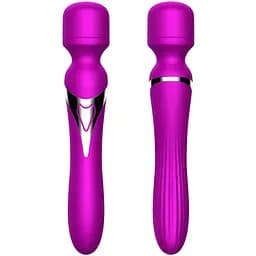Вибратор B - Series Fox Dual Massager Pulsator 22.6 см (фиолетовый)
