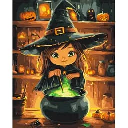 Картина по номерам Brushme Ведьмочка 40x50 см