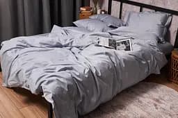 Комплект постільної білизни Moon&Star Satin Premium Skyline євро 200х220 см наволочки 2х40х60 см - мініатюра 4