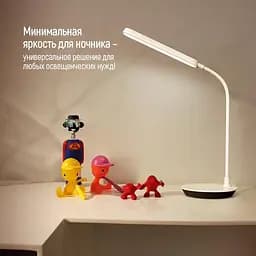 Настільна лампа LED ColorWay Portable & Flexible 360 із вбудованим акумулятором біла (CW-DL12FB-W) - мініатюра 4