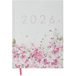 Щоденник датований Buromax Melody 2026 поліграфічний A5 білий (BM.21163-12)