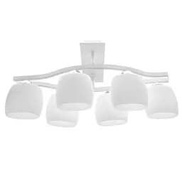 Люстра стельова Brille E27 60W WH (BR-01462C/6)