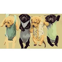 Набір для розпису по номерах Strateg Велике прання 50х25 см (WW185)