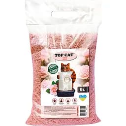 Наповнювач для котячого туалету Top Cat Tofu соєвий Троянда 6 л