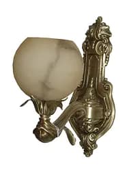 Бра Brille настенное накладное барокко 4930/1W (Е27) ant brass/antik