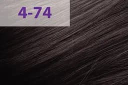 Професійна крем-фарба jNOWA Professional Chromatic Save Siena, відтінок 4/74, 90 мл - мініатюра 2