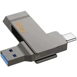 Подвійна флешка Hoco UD15 Clever 128 GB USB 3.2 + Type-C