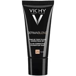 Коригуючий тональний флюїд Vichy Dermablend SPF 28 відтінок 25 (Nude) 30 мл (M5541521)