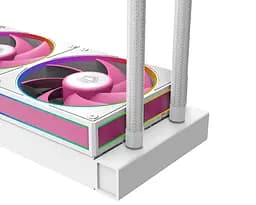 Система рідкого охолодження ID-Cooling FX240 INF PINK, White+Pink Fans, Intel: 1851/1700/1200/2066/2011/1366/115x, AMD: AM4/AM5, 500-2000±10% RPM, 27. - мініатюра 3