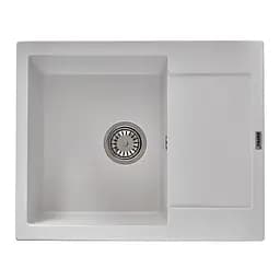 Кухонна мийка Zerix ZS-6250S-01 white ZX4587, Білий матовий