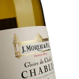 Вино J. Moreau et Fils Chablis, біле, сухе, 12,5%, 0,75 л - мініатюра 3