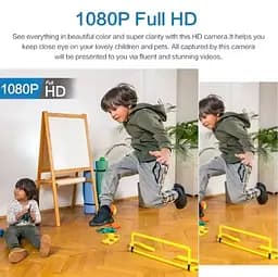 WiFi-камера X5 1080P HD - міні-камера спостереження з нічним баченням, детектором руху, широким кутом 140° - мініатюра 16