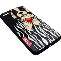 Чохол-накладка PUZOO Glass Printing with TPU Yuppie iPhone 7Plus /8Plus Uncle Deng - мініатюра 3