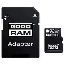 Карта памяти GoodRam MicroSDHC 32GB UHS-I Class 10 + SD-adapter (M1AA-0320R12)