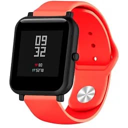 Ремінець BeWatch силіконовий для Xiaomi Amazfit BIP Червоний (1010303)