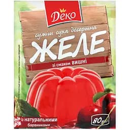 Желе Деко со вкусом вишни, 80 г (743379)