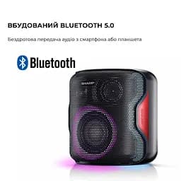 Портативна акустика Sharp PS-921(BK) - мініатюра 4