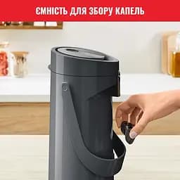 Термос Tefal Ponza Pump 1.9 л чорний (K3140114) - мініатюра 8