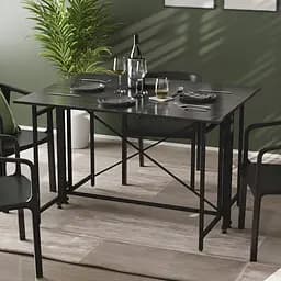 Стол-книга трансформер Орион 3 Ferrum-decor 750x1150x880 Черный металл ДСП Сосна Кембра 16 мм (FRD-105083)