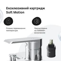 Змішувач для ванни та душу AM.PM Flash хром F9H10000 - мініатюра 4
