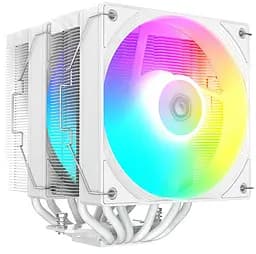 Кулер для процесора ID-Cooling FROZN A620 PRO SE ARGB SNOW, 2x120 мм, 6 теплових трубок, алюміній/мідь, Intel: 1851, 1700, 1200, 115x, AMD: AM4/AM5, 300±200 ~ 2000±10% об/мин, 27.2dB(A) Max, 157х120х142 мм, 2x120mm 4-pin PWM, до 260 Вт - мініатюра 3