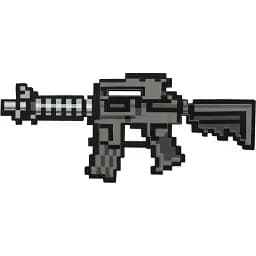 Піксельна м'яка зброя Devilon штурмова гвинтівка сіра (518264)