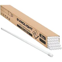 Набор трубчатых ламп Evrolight L-1200 4000K 18 Вт G13 T8 LED 25 шт (59478)